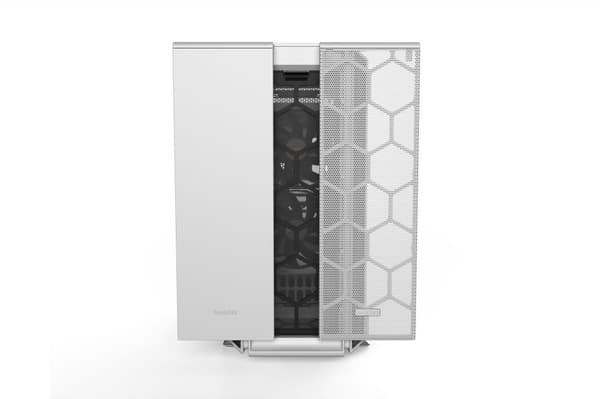 Taske silent base 802 vindue hvid (miditower, ikke inkluderet, atx, eatx, microatx, miniitx, farve hvid, bgw40), Vær stille