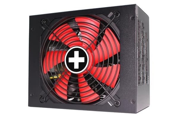 Strømforsyning 1250 watt (effektivitet 80 plus guld, pfc active, xn178), Xilence Sort, Rød