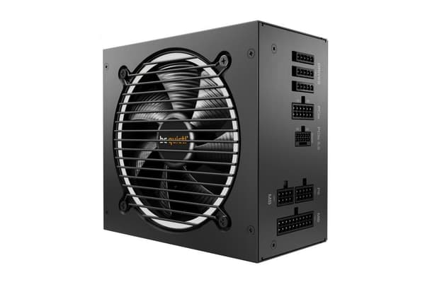Strømforsyning 550 watt (spidseffekt 600 watt, effektivitet 80 plus guld, bn341), Vær stille Sort