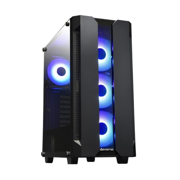 Case hunter (miditower, ikke inkludert, atx, miniitx, farge svart, gs-01b-op), Chieftec