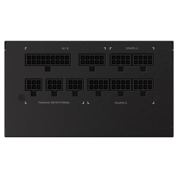 Strømforsyning 750 watt (effektivitet 80 plus guld, pfc aktiv, mtbf 100000 timer, gp-p750gm), Gigabyte