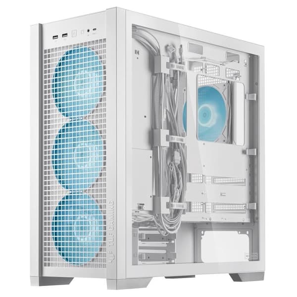 Case tuf gaming gt302 argb (miditower, case-produktet har gennemsigtigt panel, atx, eatx, microatx, miniitx), Asus