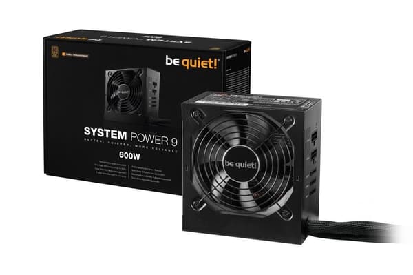 Strømforsyning 600 watt (effektivitet 80 pluss bronse, pfc aktiv, mtbf 100 000 timer, bn302), Vær stille