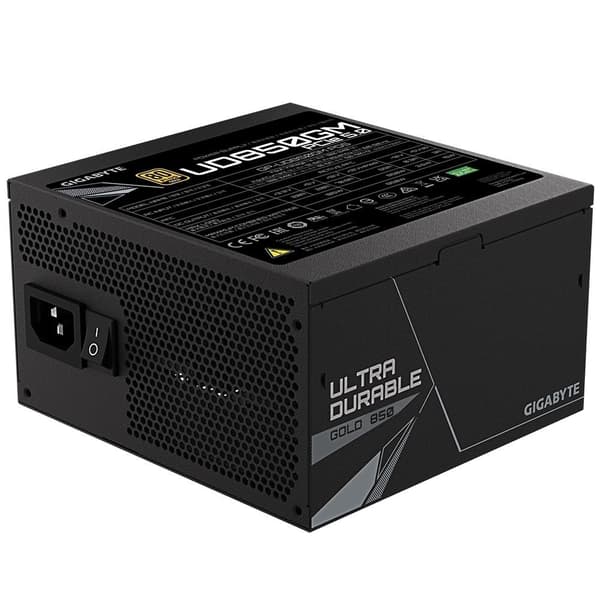 Power Supply GIGABYTE 850 Watts (Efficiency 80 PLUS GOLD, PFC Active, MTBF 100000 hours, GP-UD850GMPG5)