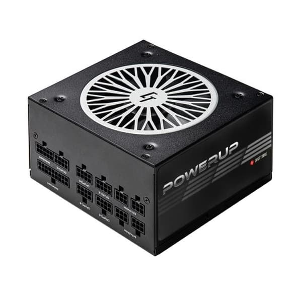 Strømforsyning 850 watt (effektivitet 80 pluss gull, pfc active, gpx-850fc), Chieftec