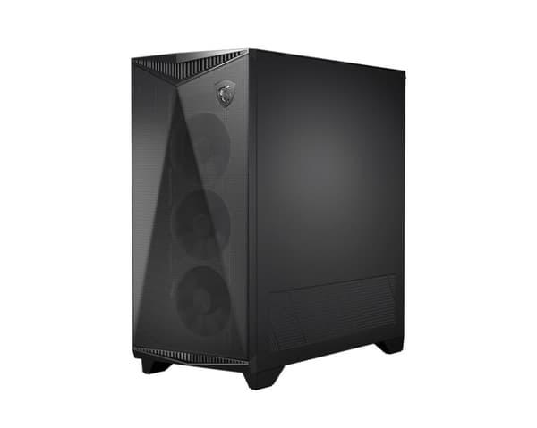 Fodral mpg gungnir 300p luftflöde (miditower, fodralprodukten har transparent panel, ingår ej, atx, eatx, microatx), MSI