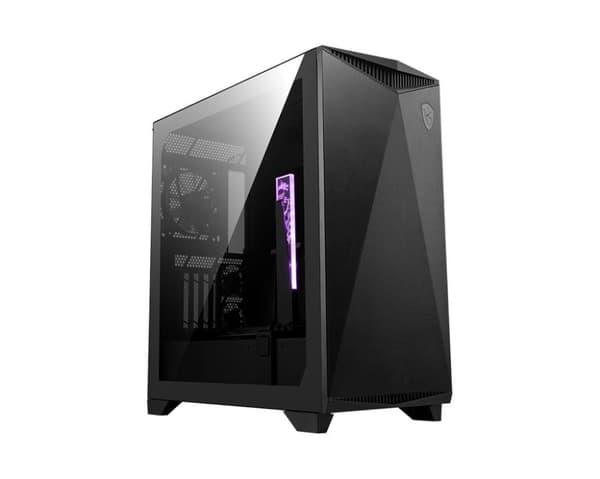 Case mpg gungnir 300p airflow (miditower, case product features transparent panel, not included, atx, eatx, microatx), MSI Sort
