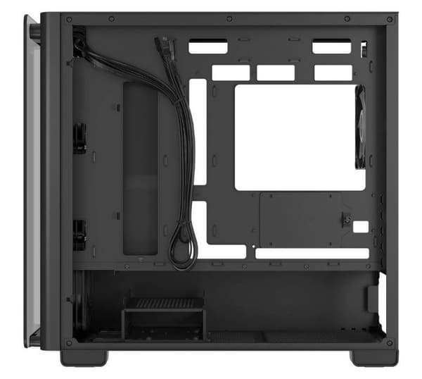 Etui a23 plus (miditower, etuiet har gennemsigtigt panel, microatx, miniitx, farve sort, a23plustg/argbblack), Asus