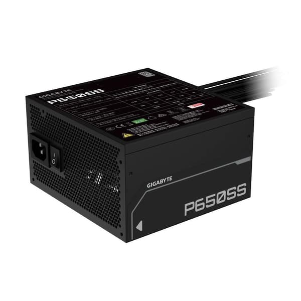 Power Supply GIGABYTE GP-P650SS (650 Watts, GP-P650SS) Hvid