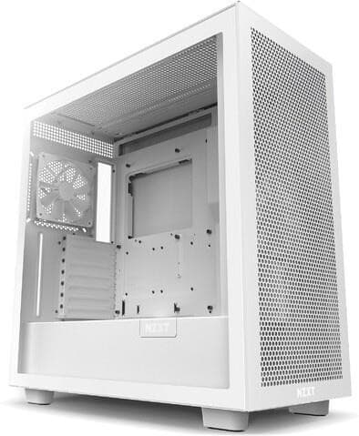 Case NZXT H7 Flow (MidiTower, ATX, EATX, MicroATX, MiniITX, Colour White, CM-H72FW-01) Vit