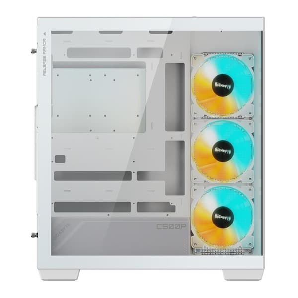 Case GIGABYTE MidiTower (Case product features Transparent panel, ATX, MicroATX, MiniITX, Colour White, GB-C500PIST)
