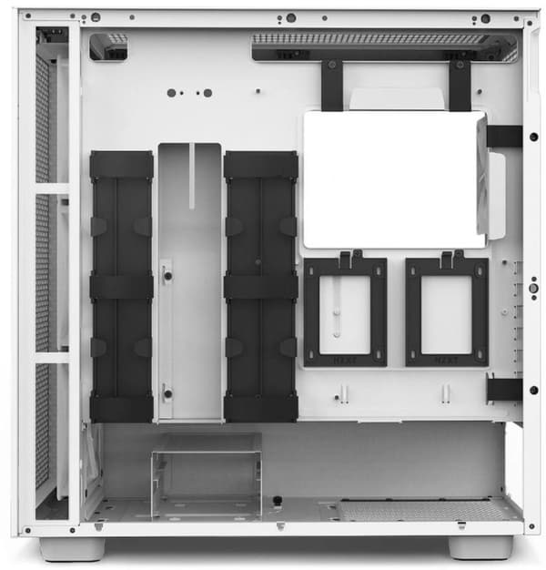 Case NZXT H7 Flow RGB (MidiTower, ATX, EATX, MicroATX, MiniITX, Colour White, CM-H72FW-R1)