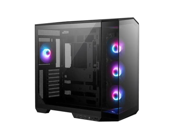 Case MSI MAG PANO 100R PZ (MidiTower, Case product features Transparent panel, ATX, MicroATX, MiniITX, Colour Black)