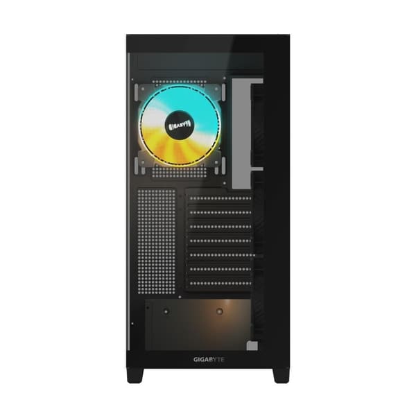 Case GIGABYTE GB-C500P ST (MidiTower, Case product features Transparent panel, ATX, MicroATX, MiniITX, Colour Black)
