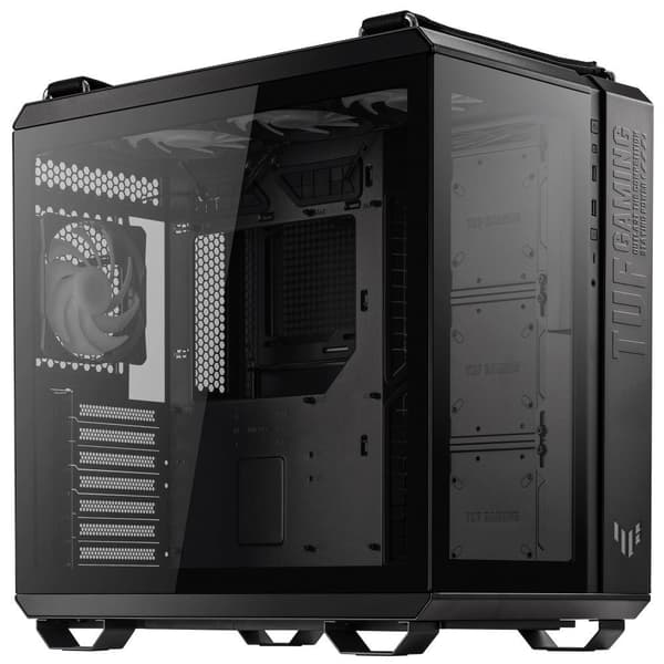 Case ASUS GT502 PLUS (MidiTower, Not included, ATX, MicroATX, MiniITX, Colour Black, GT502PLUS/BLK/TG/TUFGAM)