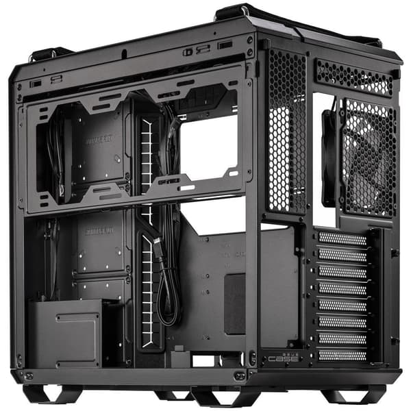 Case ASUS GT502 PLUS (MidiTower, Not included, ATX, MicroATX, MiniITX, Colour Black, GT502PLUS/BLK/TG/TUFGAM)
