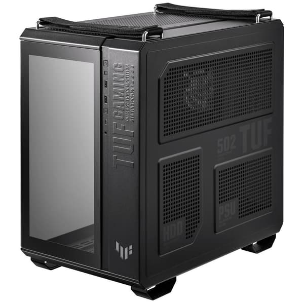 Case ASUS GT502 PLUS (MidiTower, Not included, ATX, MicroATX, MiniITX, Colour Black, GT502PLUS/BLK/TG/TUFGAM)