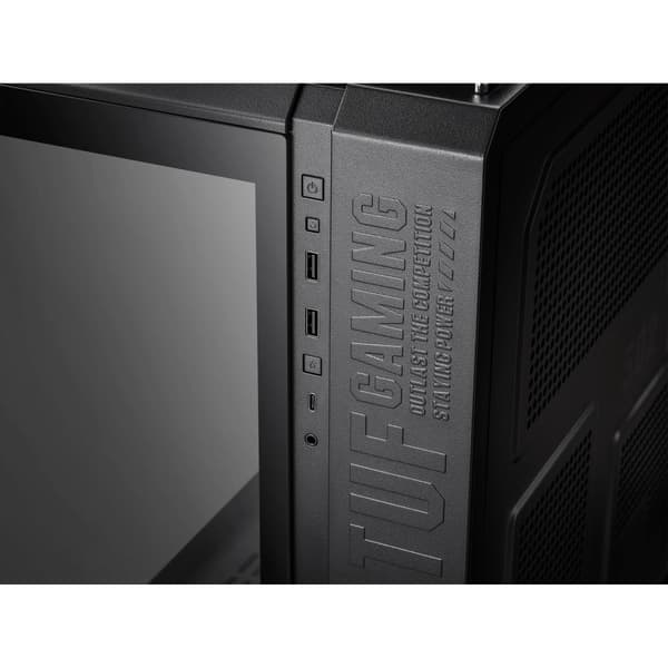 Case ASUS GT502 PLUS (MidiTower, Not included, ATX, MicroATX, MiniITX, Colour Black, GT502PLUS/BLK/TG/TUFGAM)