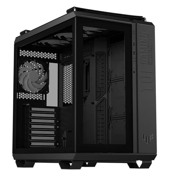 Case ASUS GT502 PLUS (MidiTower, Not included, ATX, MicroATX, MiniITX, Colour Black, GT502PLUS/BLK/TG/TUFGAM) Svart