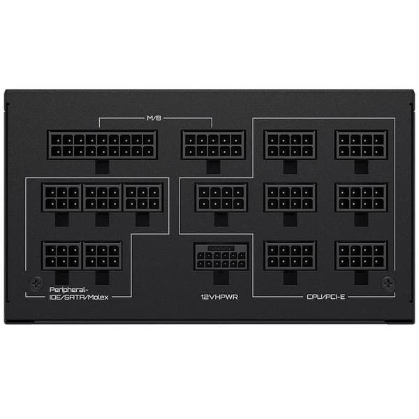 Power Supply GIGABYTE 1300 Watts (Efficiency 80 PLUS GOLD, PFC Active, MTBF 100000 hours, GP-UD1300GMPG5)