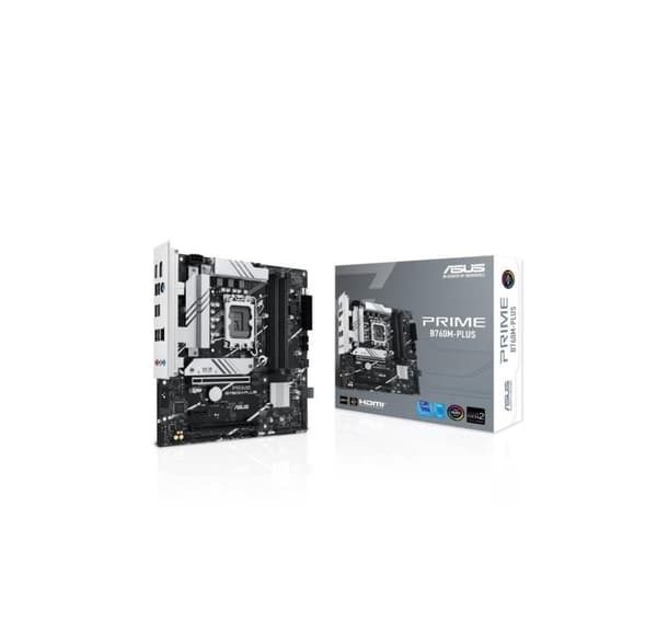 Hovedkort, Asus, intel b760 express (lga1700, micro-atx, minne ddr5, minnespor 4, 1xpci-express 4.0 1x)