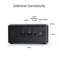 Miniatyrbild 2 av 3: Barebone - ASUS - RNUC13ANKI3048C2I - Intel Core i3-1315U - 3.4 GHz - Design Arena Canyon