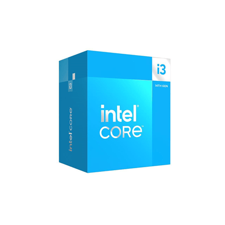 CPU|INTEL|pöytäkone|Core i3|i3-14100|Raptor Lake|3500 MHz|Core 4|12MB|LigaShell LGA1700|60 wattia|GPU UHD 730|BOX|BX8071514100SRMX1