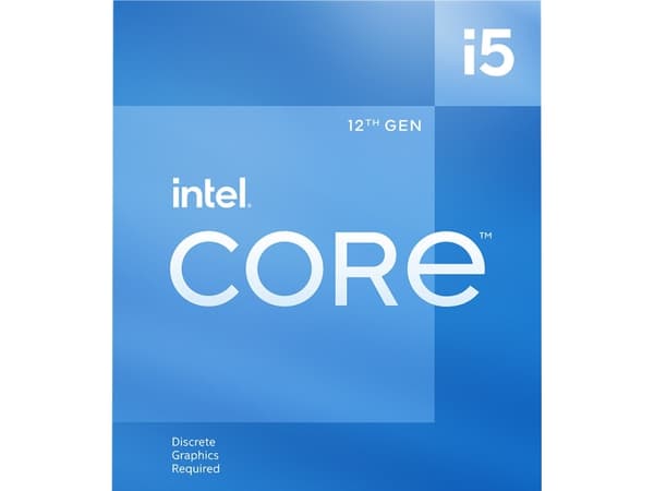 Intel Core i5-12400F, Intel® Core™ i5, LGA 1700, Intel, i5-12400F, 64-bittinen, 12. sukupolven Intel® Core™ i5