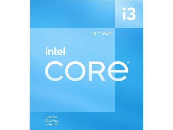 CPU CORE I3-12100F S1700 BOX 3.3G BX8071512100F S RL63 IN