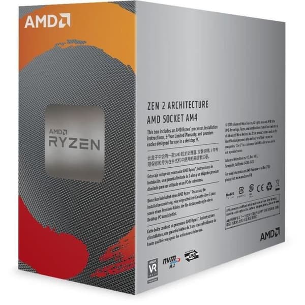 AMD Ryzen 5 3600 Wraith Stealth svalare processor