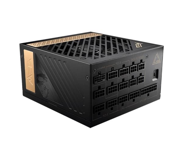 Strømforsyning 1300 watt (effektivitet 80 plus platinium, pfc active, megai1300ppcie5), Msi