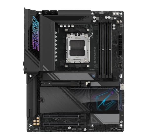 Moderkort amd x870e (sam5, atx, minne ddr5, minnesplatser 4, 1xpci-express 3.0 4x, 1xpci-express 4.0 4x), Gigabyte
