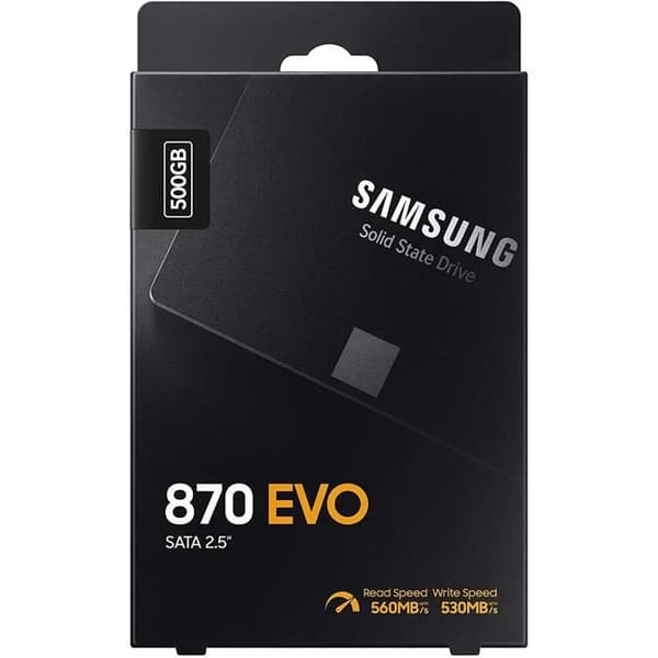 Samsung 870 Evo 500Gb 2,5 tum Sata III SSD hårddisk