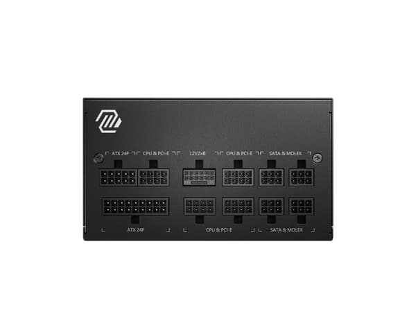 Strømforsyning mag a850gl PCie5 ii (850 watt, effektivitet 80 pluss gull, pfc active, maga850glPCie5ii), Msi