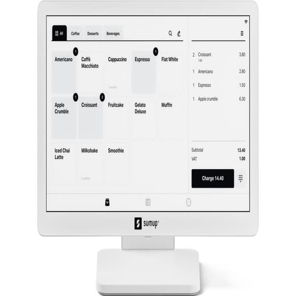 Kassasystem Lite och terminal Solo - SUMUP - POS Lite + Solo kortläsare