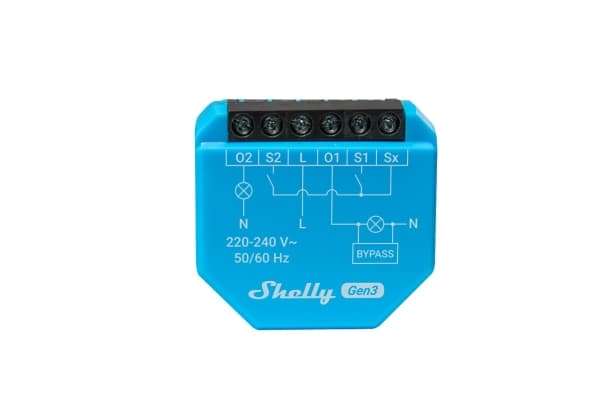 Shelly · Unterputz·""2L Gen3""· WLAN· BT (Shelly_2L_Gen3)