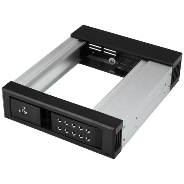 StarTech.com 5,25 til 3,5 Hard Drive Hot Swap Bay til bakkeløse 3,5'' SATA/SAS-drev - aluminium