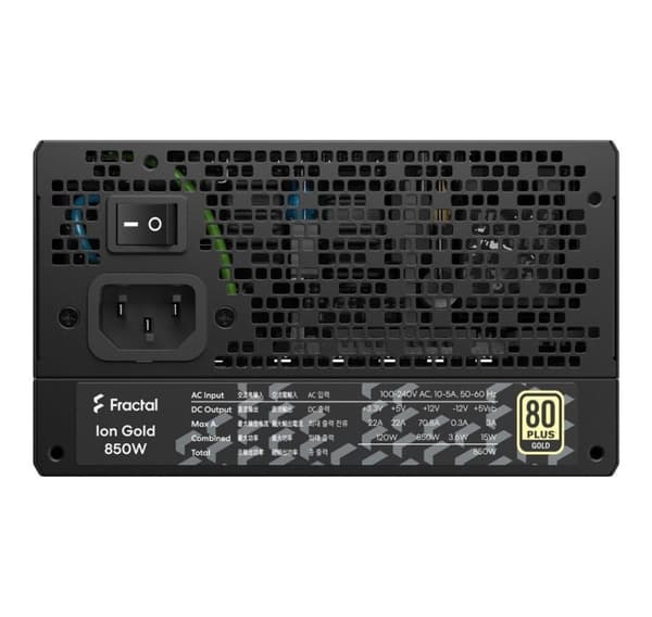 Fractal Design, Fuldt modulær PSU, ION Gold 850W