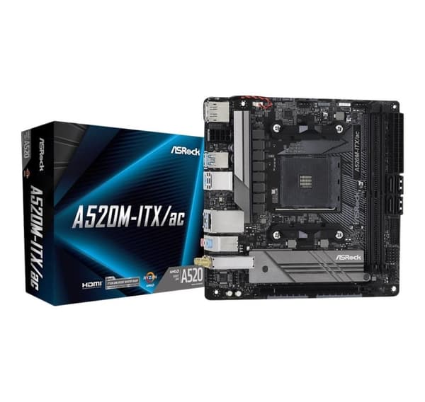 ASRock, A520M-ITX/AC