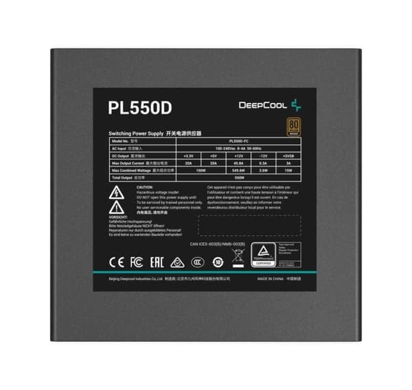 Deepcool, PSU, PL550D-FC