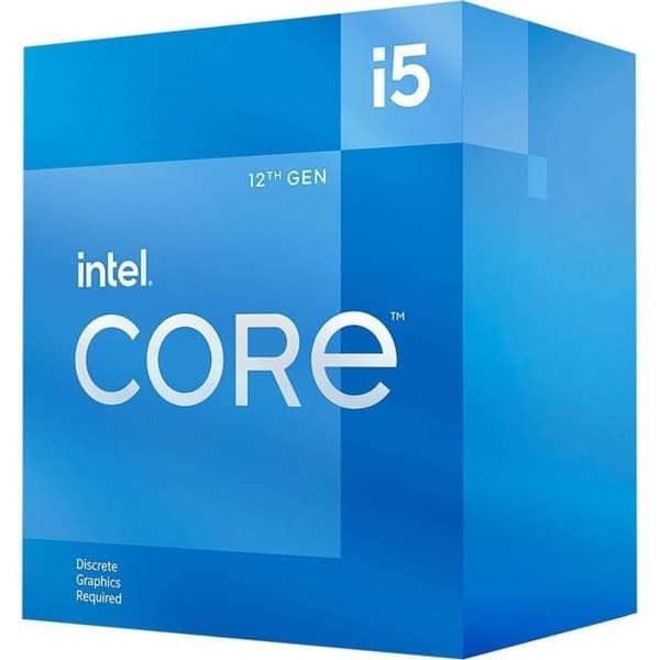 Processor - Intel - Core I5-12400F - 2,5 GHz - 6 kärnor - Socket 1700