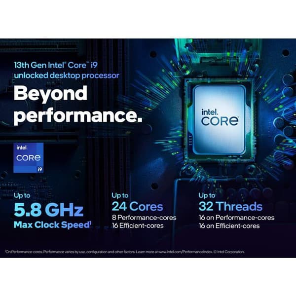 Intel Core i9 13900KF - 3 GHz - 24 kärnor - 32 trådar - 36 MB Cache-Speicher - LGA1700 Socket - OEM () - CM8071505094012