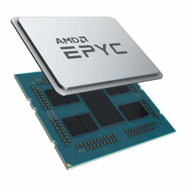 AMD Epyc 7252, S SP3, 7nm, Infinity/Zen 2, 8 Core, 16 Thread, 3,1GHz, 3,2GHz Turbo, 64MB, 120W, CPU, OEM