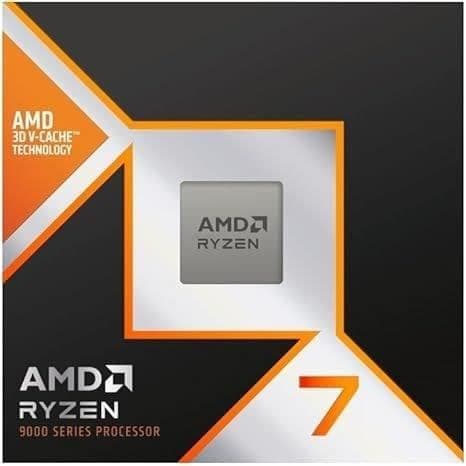 Processor - AMD - Ryzen 7 9800X3D - 4,7 GHz, 8 kärnor, 104 MB L2 & L3, AM5