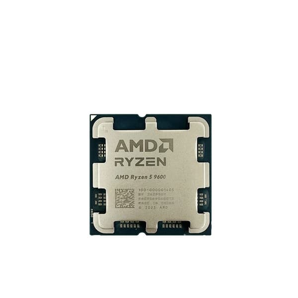AMD Ryzen 5 9600 CPU, 6 kärnor, 12 trådar, 5,4 GHz max boost