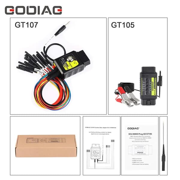 ECU IMMO Kit, Data Läs/Skriv Adapter, DSG Växellåda Kompatibilitet, GT107 med GT105