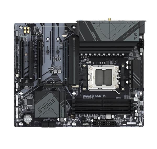 Moderkort, Gigabyte, amd b650 (sam5, atx, minne ddr5, minnesplatser 4, 1xpci-express 16x, 3xpci-express 3.0 16x, 3xm.2, 2xhdmi)