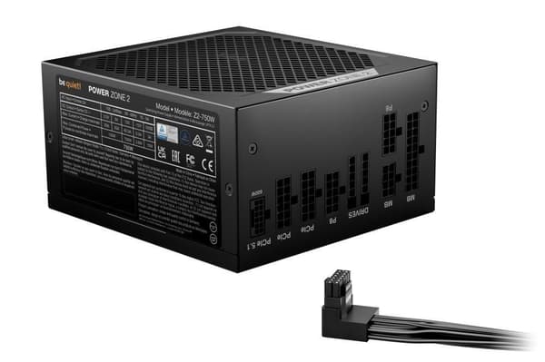 Strömförsörjning vara tyst effektzon 2 (850 watt, toppeffekt 920 watt, effektivitet 80 plus platina, mtbf 100000 timmar, bp007eu), Var tyst