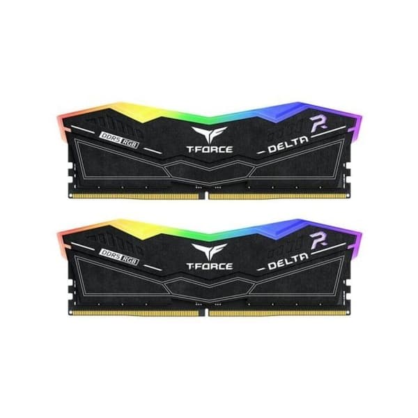 Team Group T-FORCE DELTA RGB DDR5 6000MHz 32GB 2x16GB CL28 Dual AMD EXPO och Intel XMP Svart