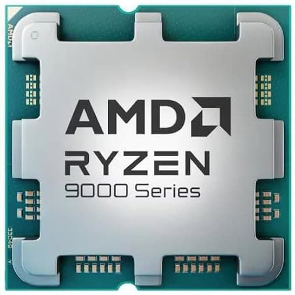 AMD Ryzen 9 9900X-processor - 8 kärnor - 3,6 GHz - Socket AM4 - Platta utan fläkt